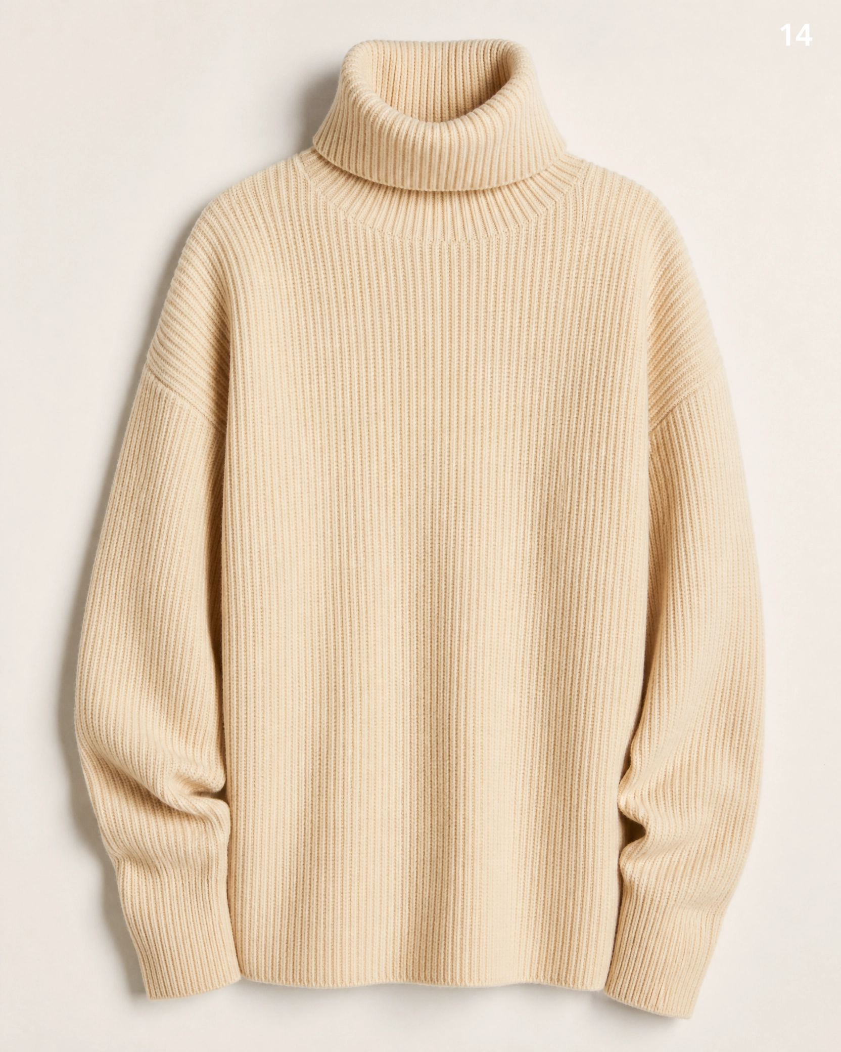 H&M Women's Ribbed Turtleneck Sweater