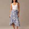 Anthropologie Maeve Women's Wrap Midi Skirt