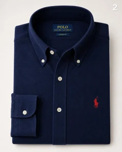 Ralph Lauren Polo Classic Fit Men's Shirt Navy