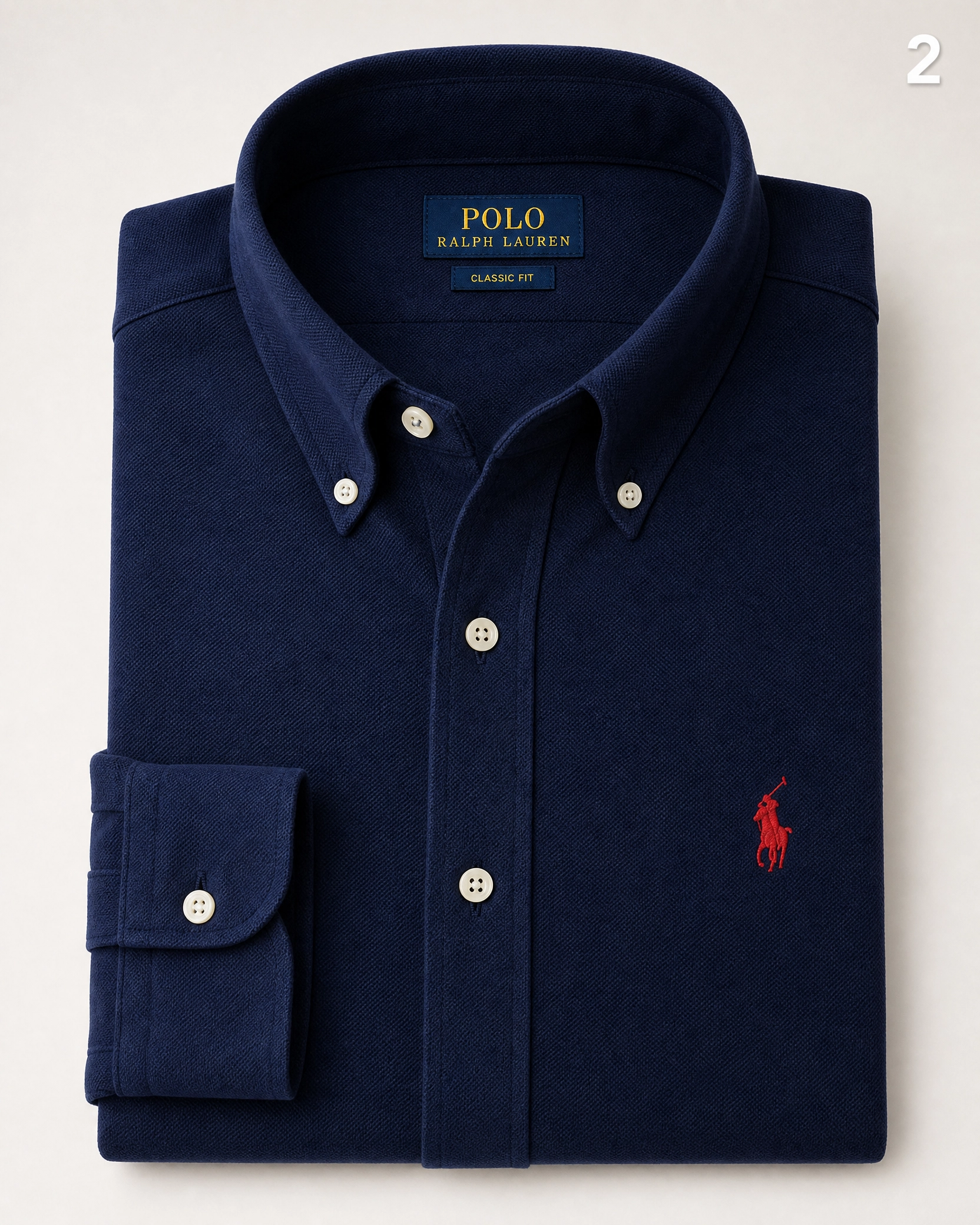 Ralph Lauren Polo Classic Fit Men's Shirt Navy