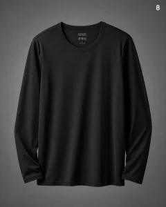 Uniqlo HEATTECH Crew Neck Long-Sleeve T-Shirt Men's