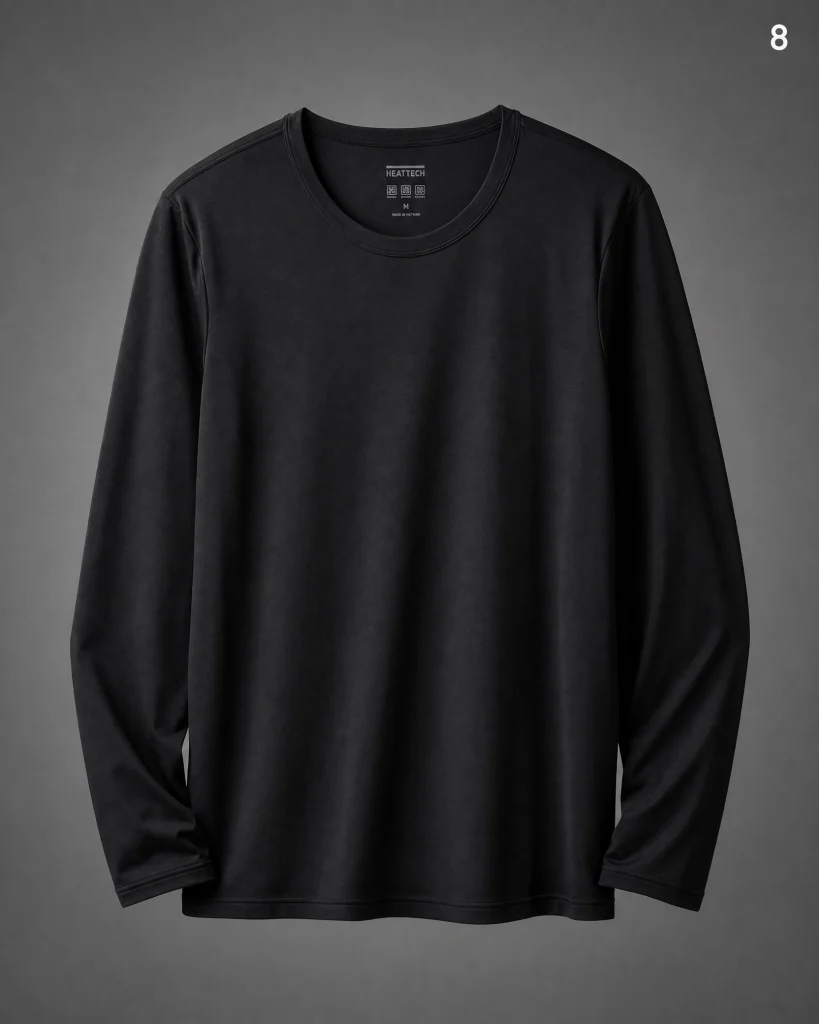 Uniqlo HEATTECH Crew Neck Long-Sleeve T-Shirt Men's